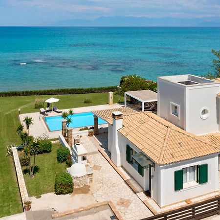 Beachfront Villa Victoras - With Private Beach Сідарі Екстер'єр фото
